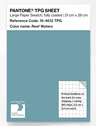 PANTONE® TPG SHEET 16-4612 TPG Reef Waters