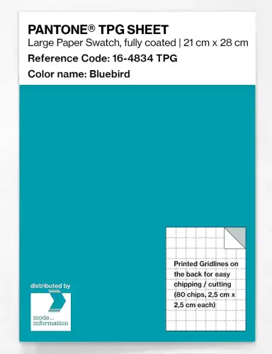 PANTONE® TPG SHEET 16-4834 TPG Bluebird