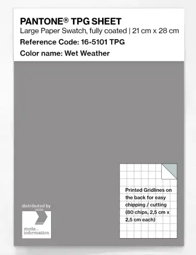 PANTONE® TPG SHEET 16-5101 TPG Wet Weather