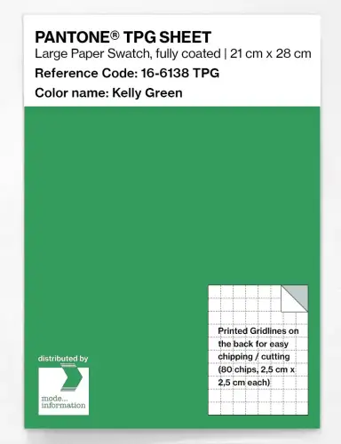 PANTONE® TPG SHEET 16-6138 TPG Kelly Green