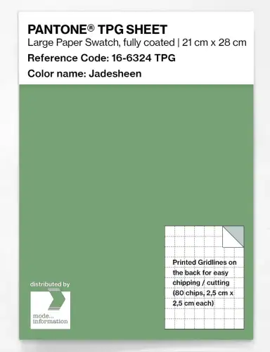 PANTONE® TPG SHEET 16-6324 TPG Jadesheen