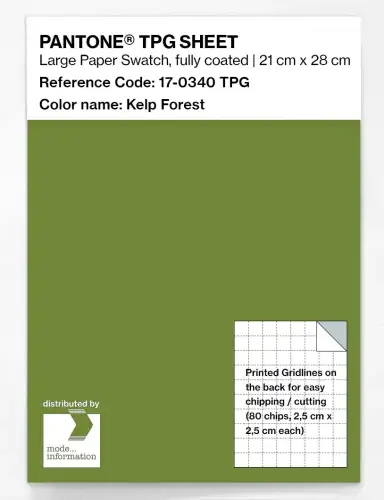 PANTONE® TPG SHEET 17-0340 TPG Kelp Forest