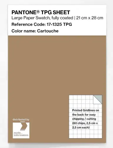 PANTONE® TPG SHEET 17-1325 TPG Cartouche