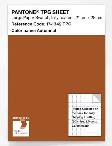 PANTONE® TPG SHEET 17-1342 TPG Autumnal