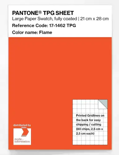 PANTONE® TPG SHEET 17-1462 TPG Flame