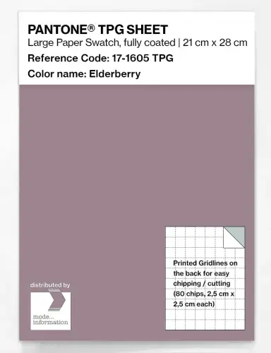 PANTONE® TPG SHEET 17-1605 TPG Elderberry