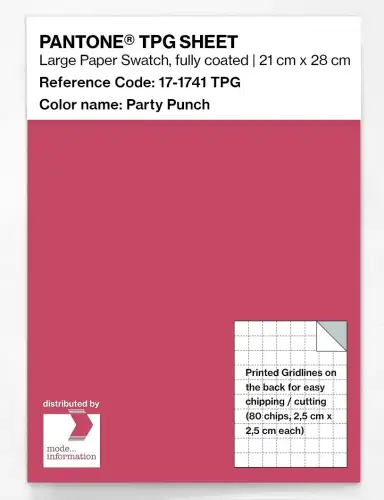 PANTONE® TPG SHEET 17-1741 TPG Party Punch