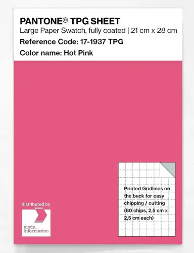 PANTONE® TPG SHEET 17-1937 TPG Hot Pink