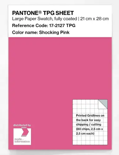 PANTONE® TPG SHEET 17-2127 TPG Shocking Pink