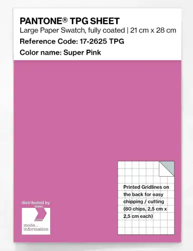 PANTONE® TPG SHEET 17-2625 TPG Super Pink