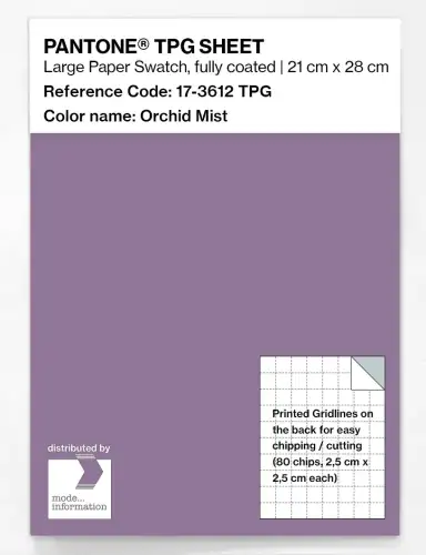 PANTONE® TPG SHEET 17-3612 TPG Orchid Mist