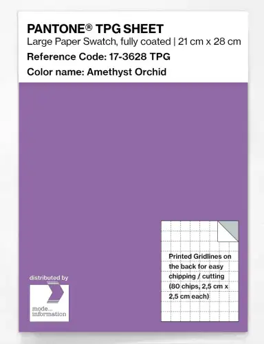 PANTONE® TPG SHEET 17-3628 TPG Amethyst Orchid