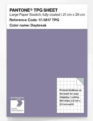 PANTONE® TPG SHEET 17-3817 TPG Daybreak