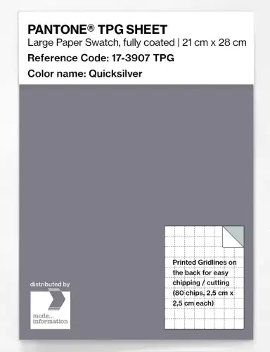 PANTONE® TPG SHEET 17-3907 TPG Quicksilver