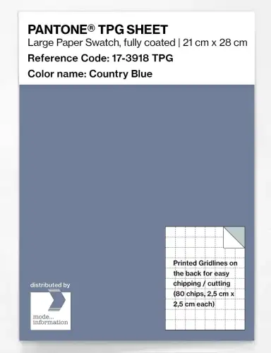 PANTONE® TPG SHEET 17-3918 TPG Country Blue