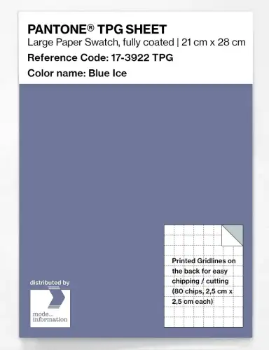 PANTONE® TPG SHEET 17-3922 TPG Blue Ice