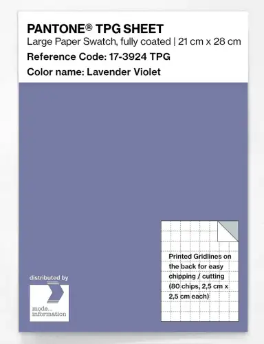 PANTONE® TPG SHEET 17-3924 TPG Lavender Violet