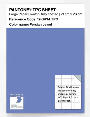 PANTONE® TPG SHEET 17-3934 TPG Persian Jewel