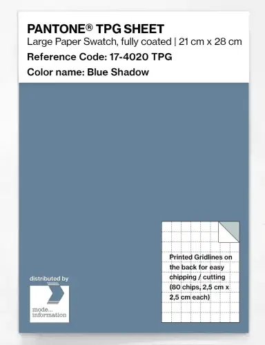PANTONE® TPG SHEET 17-4020 TPG Blue Shadow
