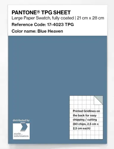 PANTONE® TPG SHEET 17-4023 TPG Blue Heaven