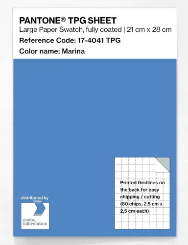 PANTONE® TPG SHEET 17-4041 TPG Marina