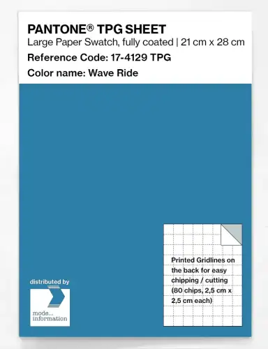 PANTONE® TPG SHEET 17-4129 TPG Wave Ride