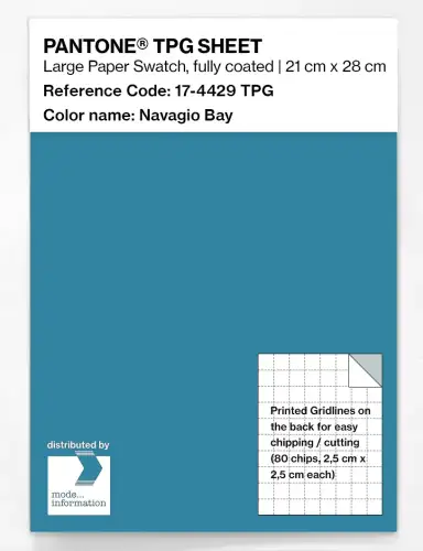 PANTONE® TPG SHEET 17-4429 TPG Navagio Bay