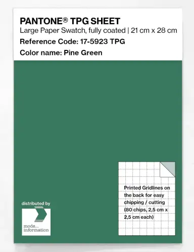 PANTONE® TPG SHEET 17-5923 TPG Pine Green