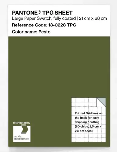 PANTONE® TPG SHEET 18-0228 TPG Pesto