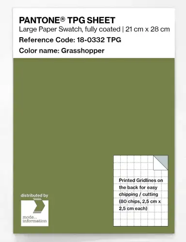 PANTONE® TPG SHEET 18-0332 TPG Grasshopper