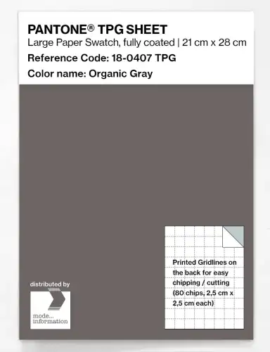 Artikelbild des Artikels “PANTONE® TPG SHEET 18-0407 TPG Organic Gray “