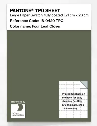 PANTONE® TPG SHEET 18-0420 TPG Four Leaf Clover