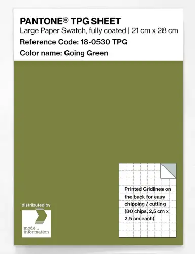 PANTONE® TPG SHEET 18-0530 TPG Going Green