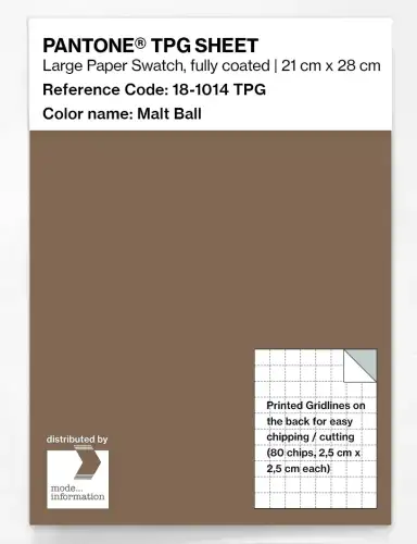 PANTONE® TPG SHEET 18-1014 TPG Malt Ball