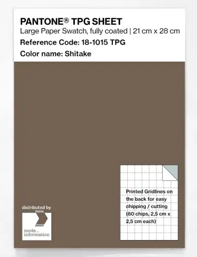 PANTONE® TPG SHEET 18-1015 TPG Shitake