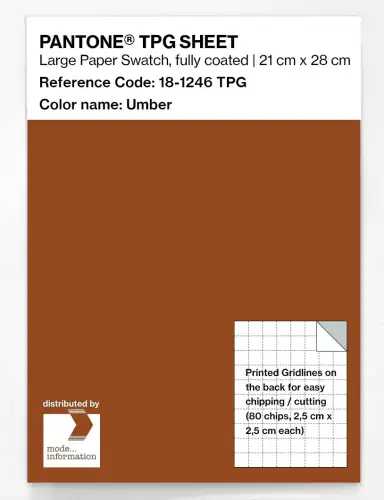 PANTONE® TPG SHEET 18-1246 TPG Umber