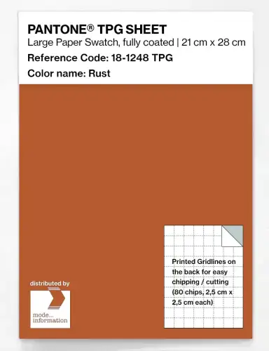 PANTONE® TPG SHEET 18-1248 TPG Rust