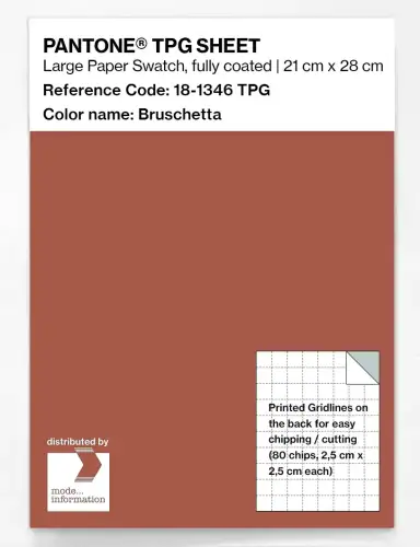 PANTONE® TPG SHEET 18-1346 TPG Bruschetta