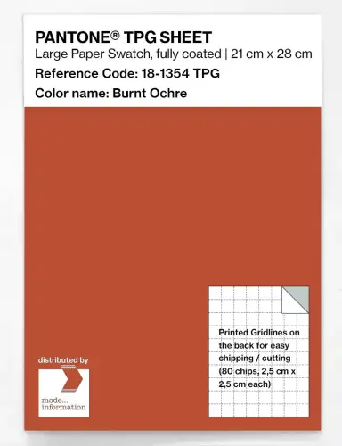 PANTONE® TPG SHEET 18-1354 TPG Burnt Ochre