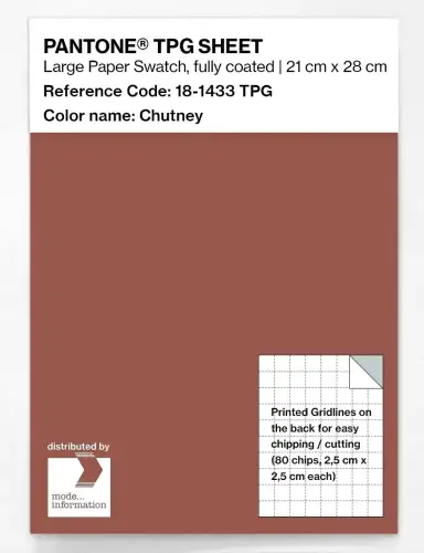 PANTONE® TPG SHEET 18-1433 TPG Chutney
