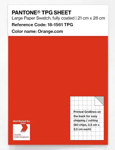 PANTONE® TPG SHEET 18-1561 TPG Orange.com