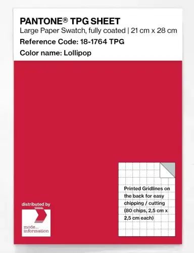 PANTONE® TPG SHEET 18-1764 TPG Lollipop