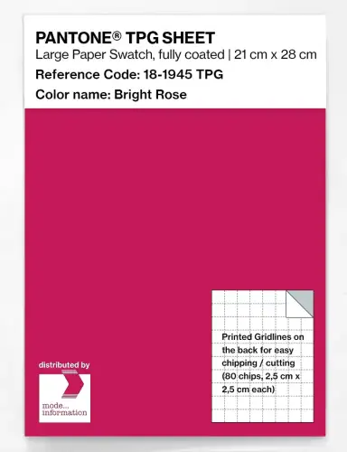 PANTONE® TPG SHEET 18-1945 TPG Bright Rose