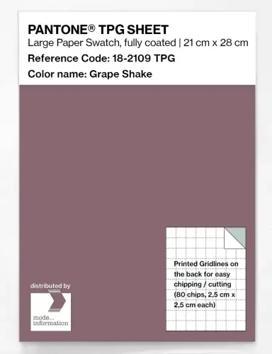 PANTONE® TPG SHEET 18-2109 TPG Grape Shake