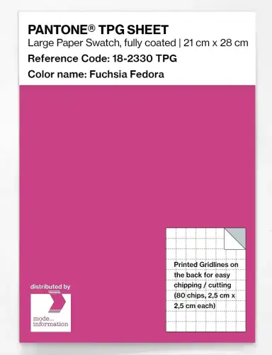 PANTONE® TPG SHEET 18-2330 TPG Fuchsia Fedora