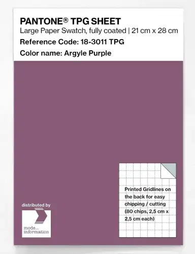 PANTONE® TPG SHEET 18-3011 TPG Argyle Purple