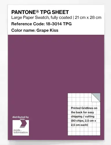 PANTONE® TPG SHEET 18-3014 TPG Grape Kiss