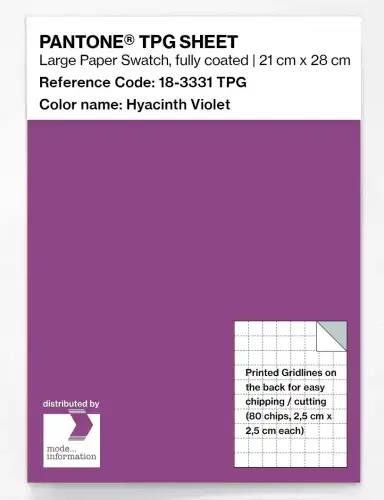 PANTONE® TPG SHEET 18-3331 TPG Hyacinth Violet