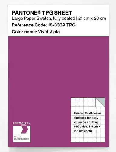 PANTONE® TPG SHEET 18-3339 TPG Vivid Viola