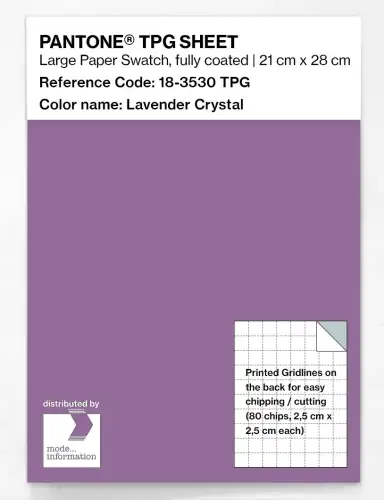 PANTONE® TPG SHEET 18-3530 TPG Lavender Crystal